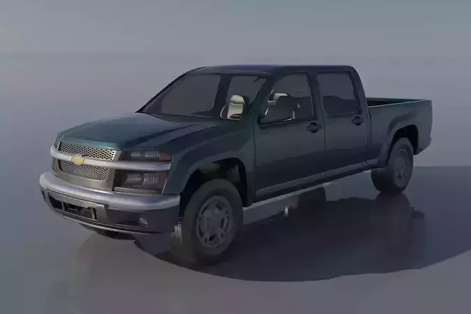 Chevrolet Colorado 2005 Crew Cab 3D print model