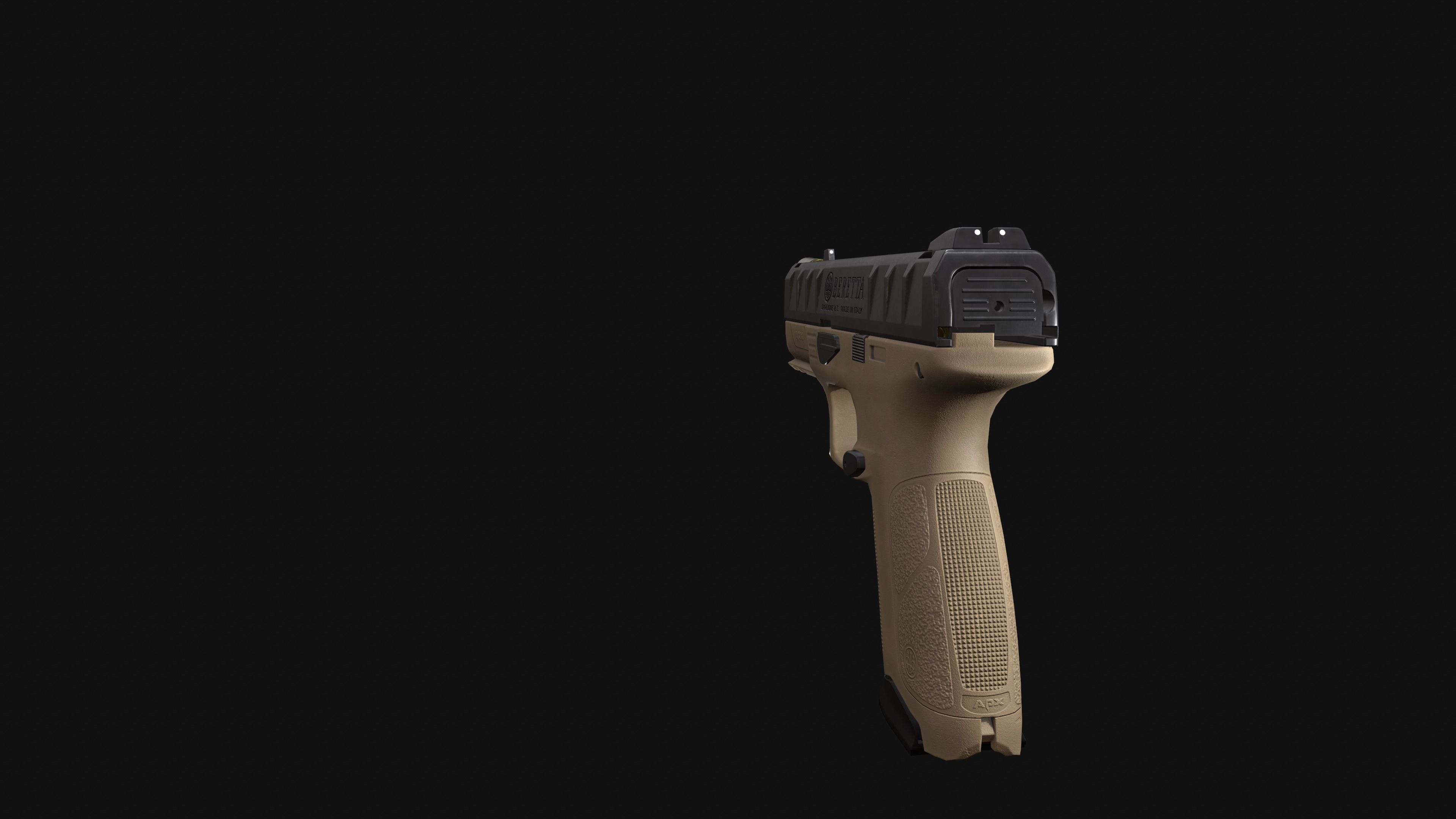 Beretta APX Centurion Low-poly 3D model_8