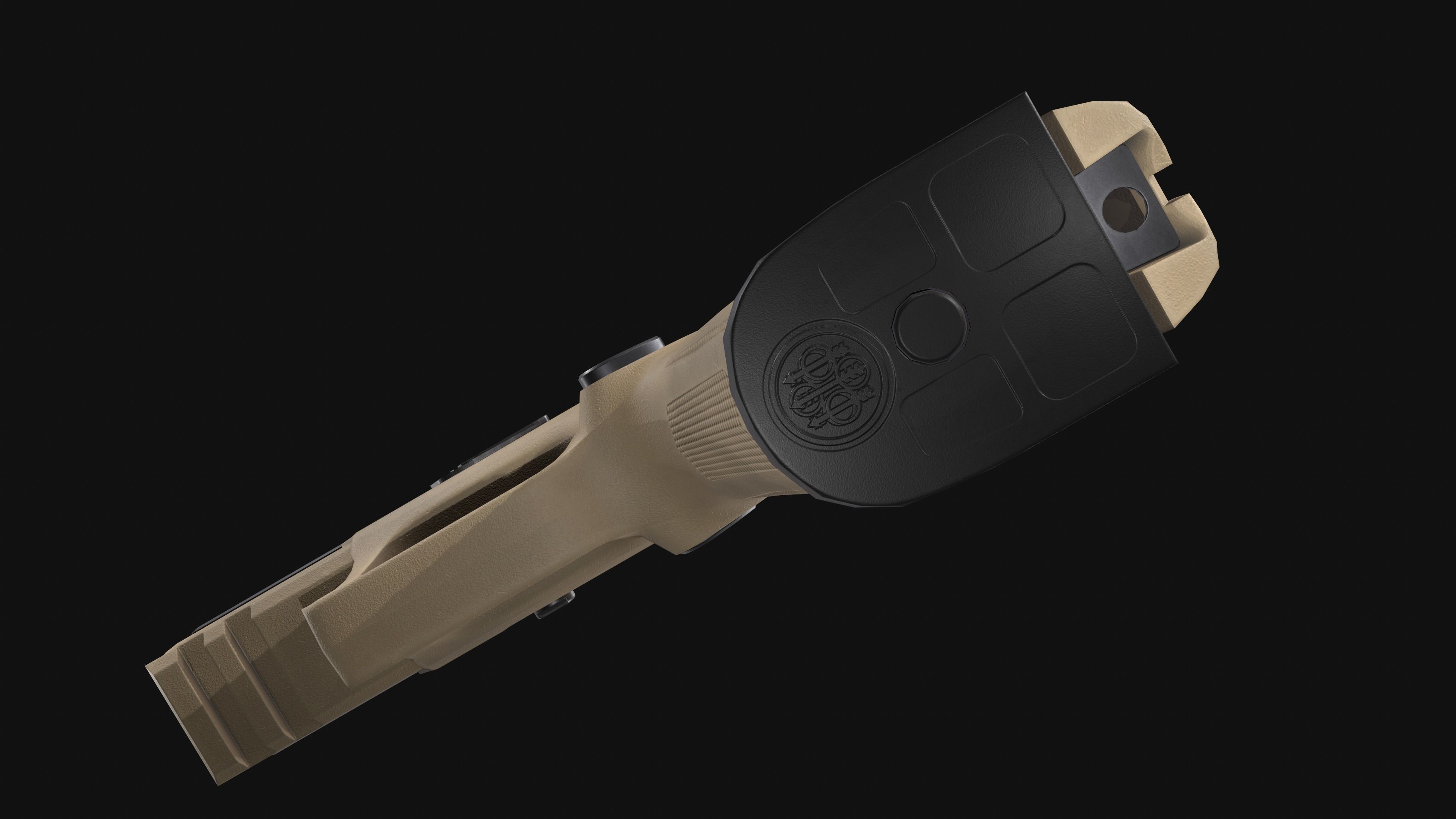 Beretta APX Centurion Low-poly 3D model_13