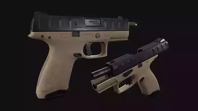 Beretta APX Centurion Low-poly 3D model