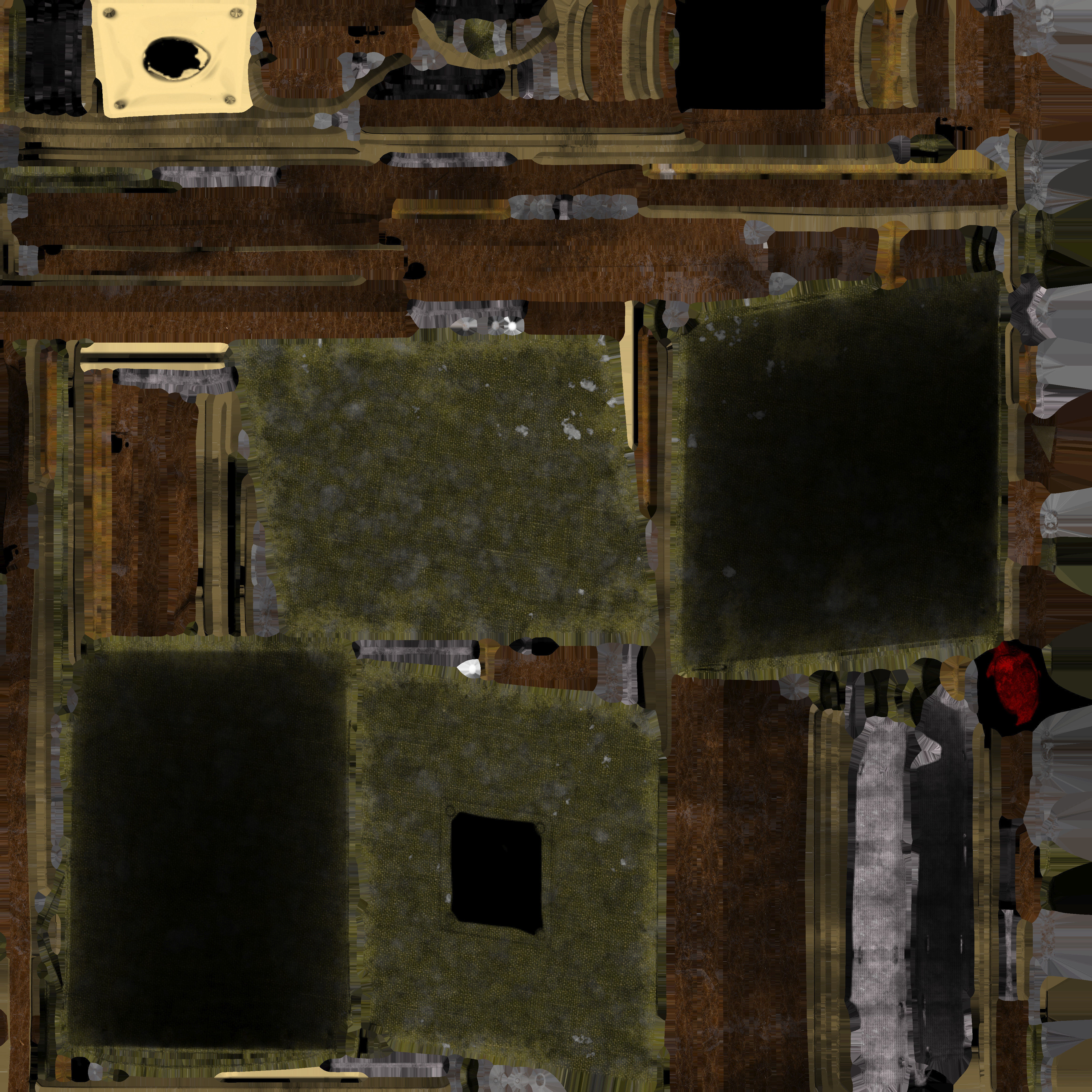 Alchemists old book Low-poly 3D model_7