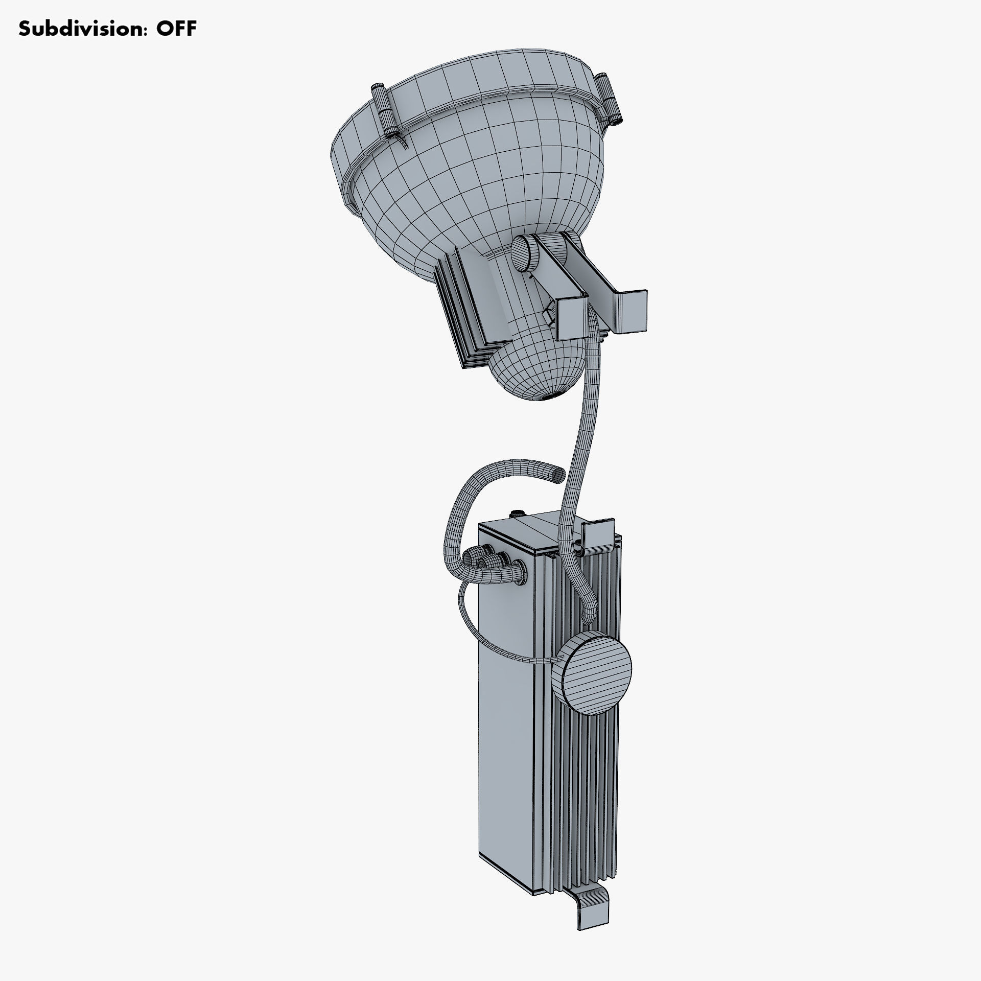 Floodlight v 1 spotlight 3D model_17