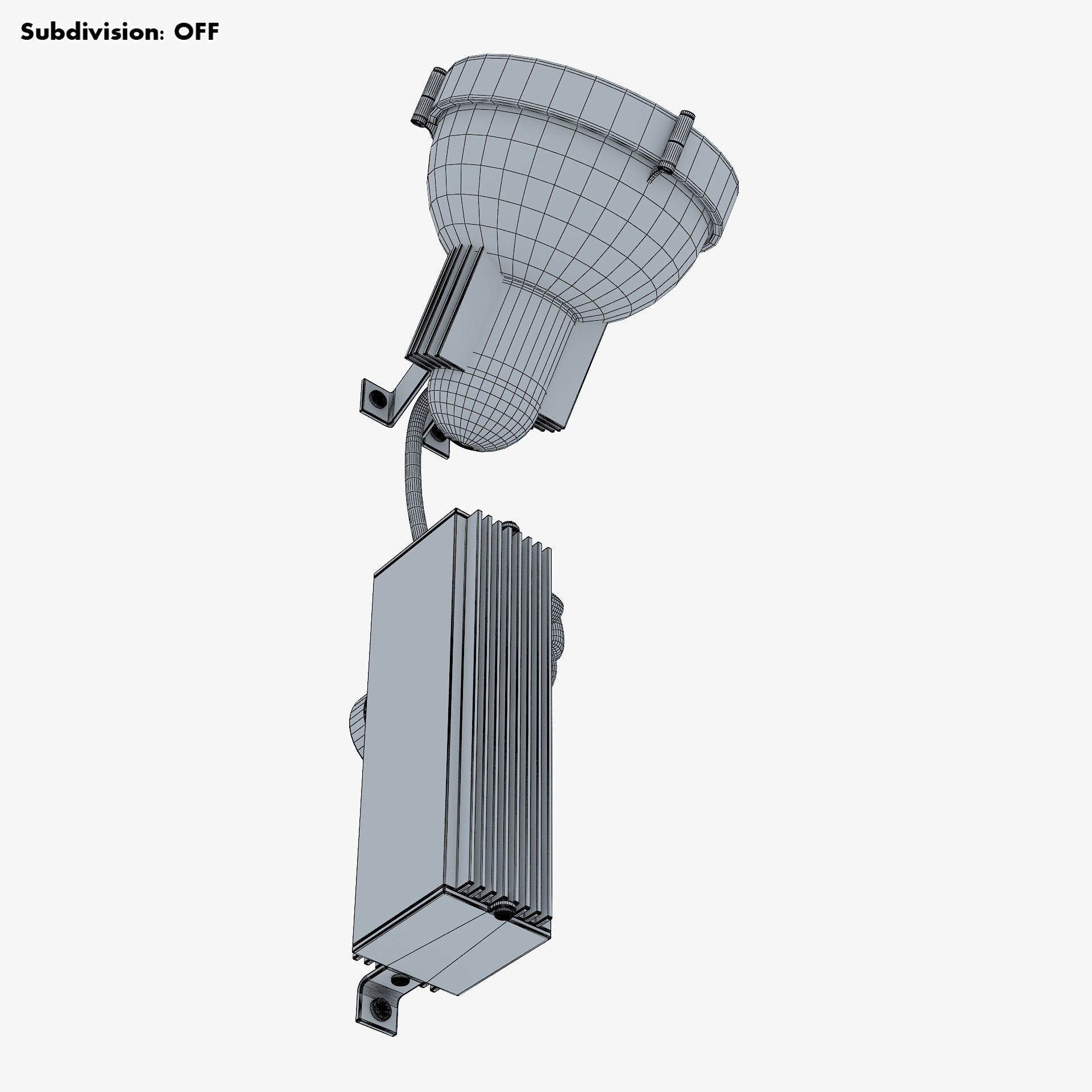 Floodlight v 1 spotlight 3D model_13