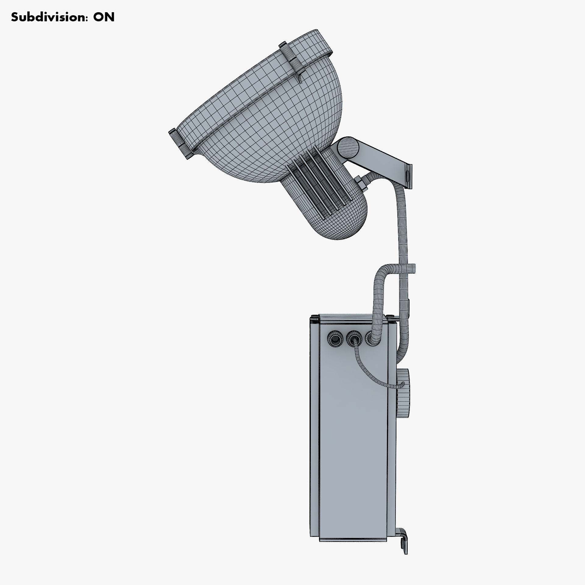 Floodlight v 1 spotlight 3D model_10