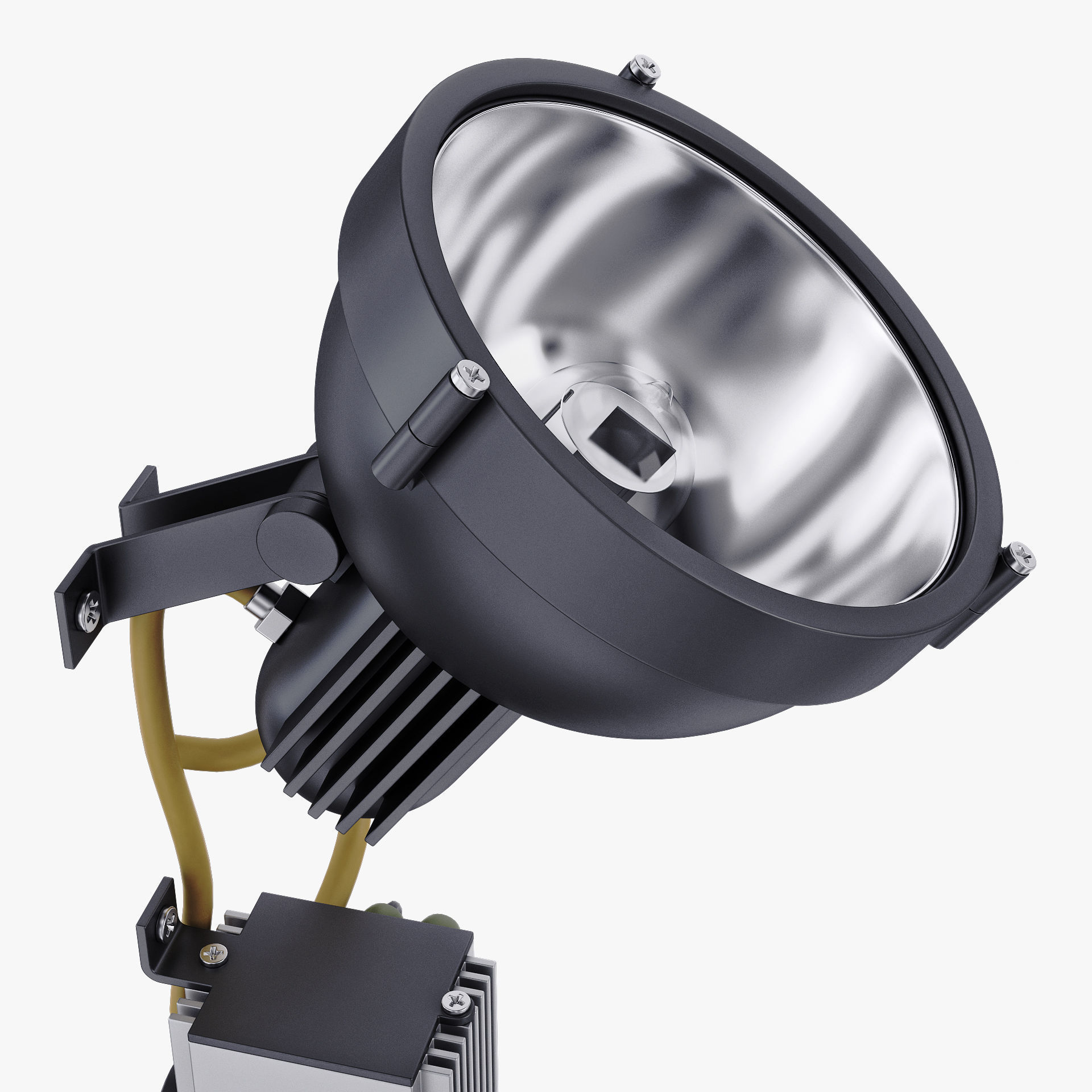 Floodlight v 1 spotlight 3D model_5