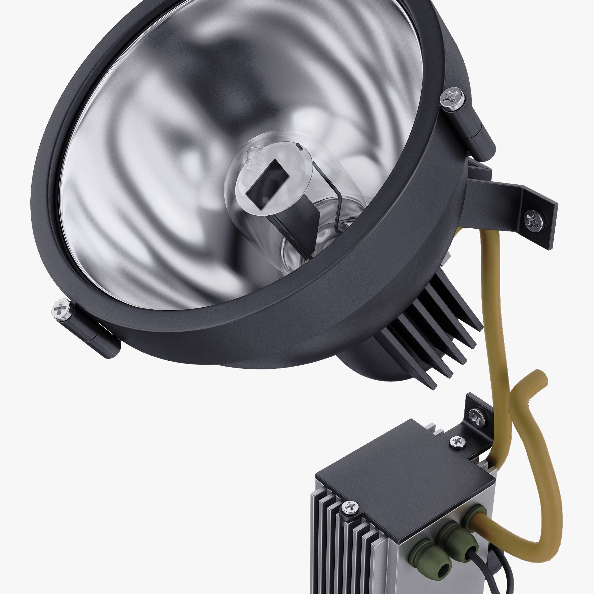 Floodlight v 1 spotlight 3D model_7