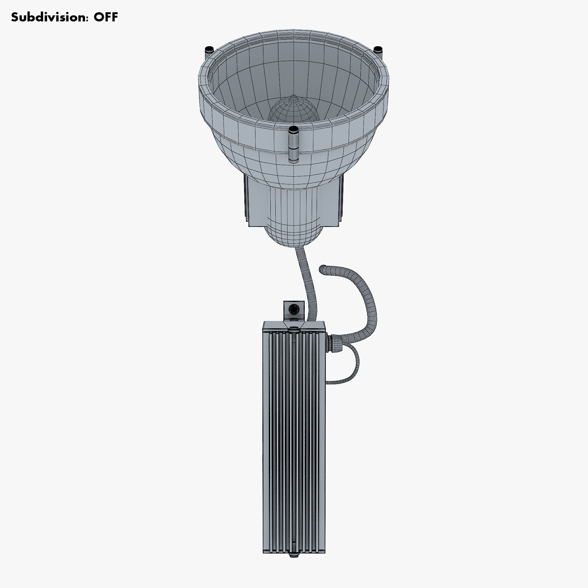 Floodlight v 1 spotlight 3D model_15