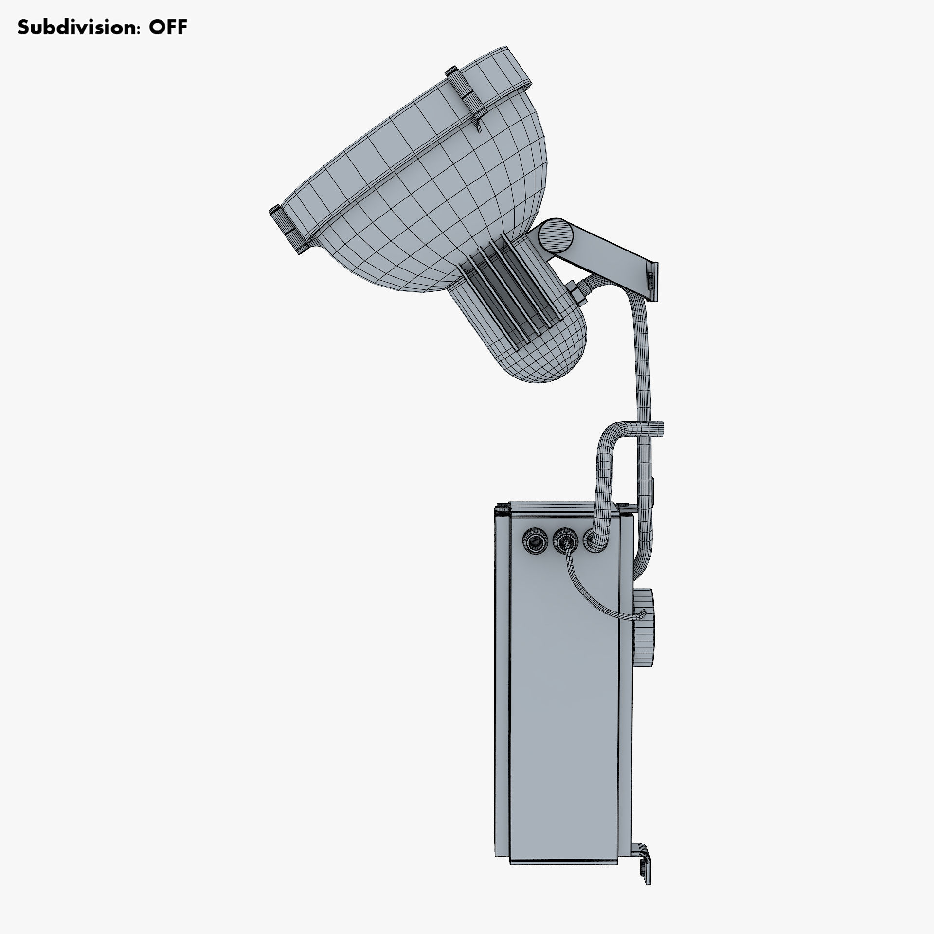 Floodlight v 1 spotlight 3D model_11