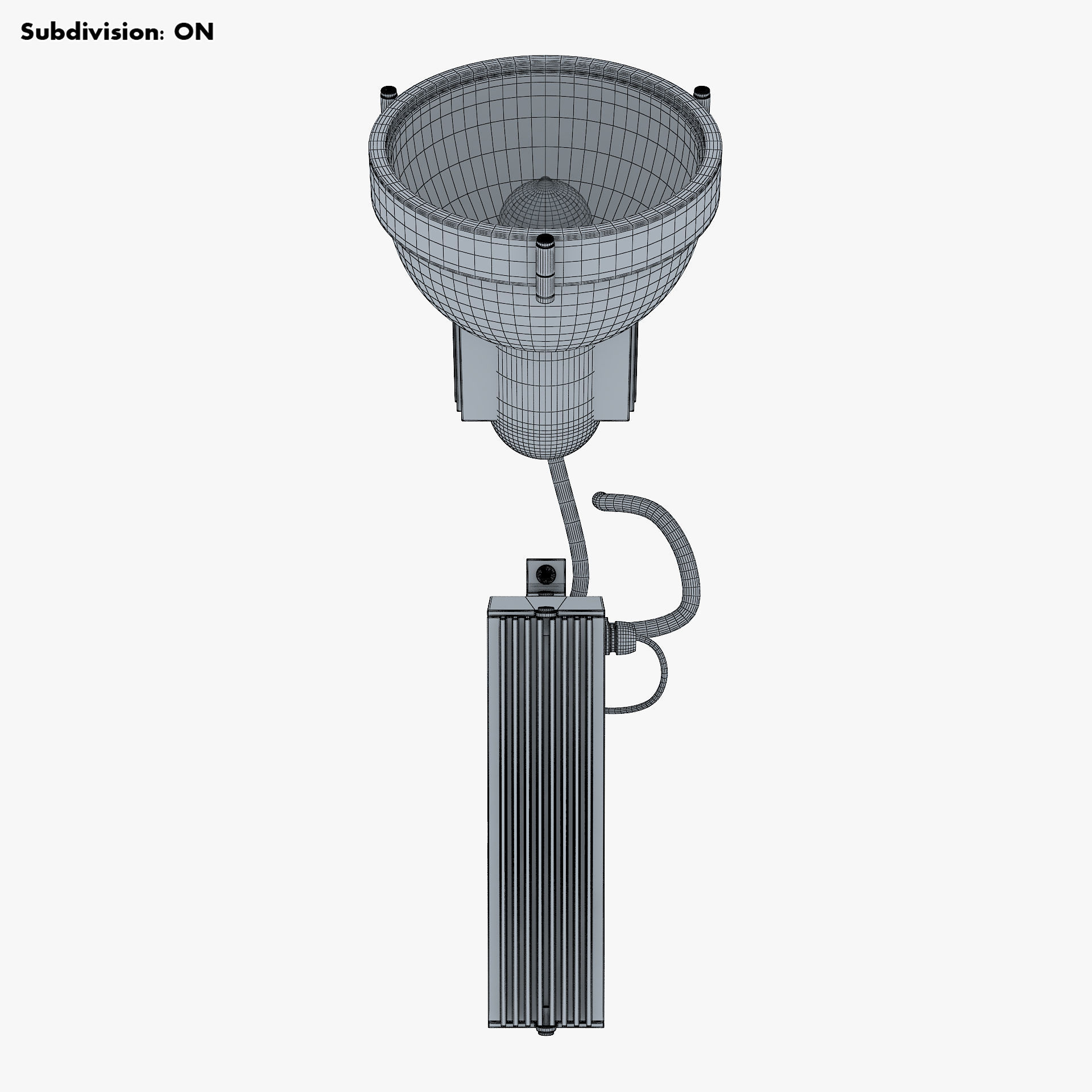 Floodlight v 1 spotlight 3D model_14
