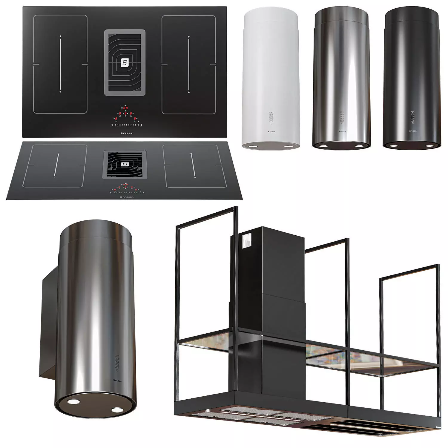 Faber Appliance Set 3D model_0