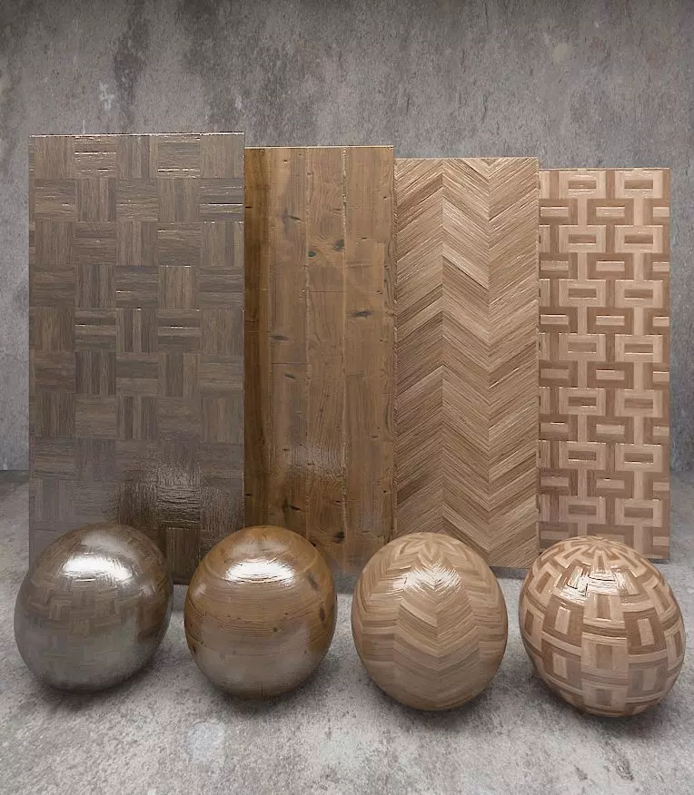 Vray material pack 17 Low-poly 3D model_0