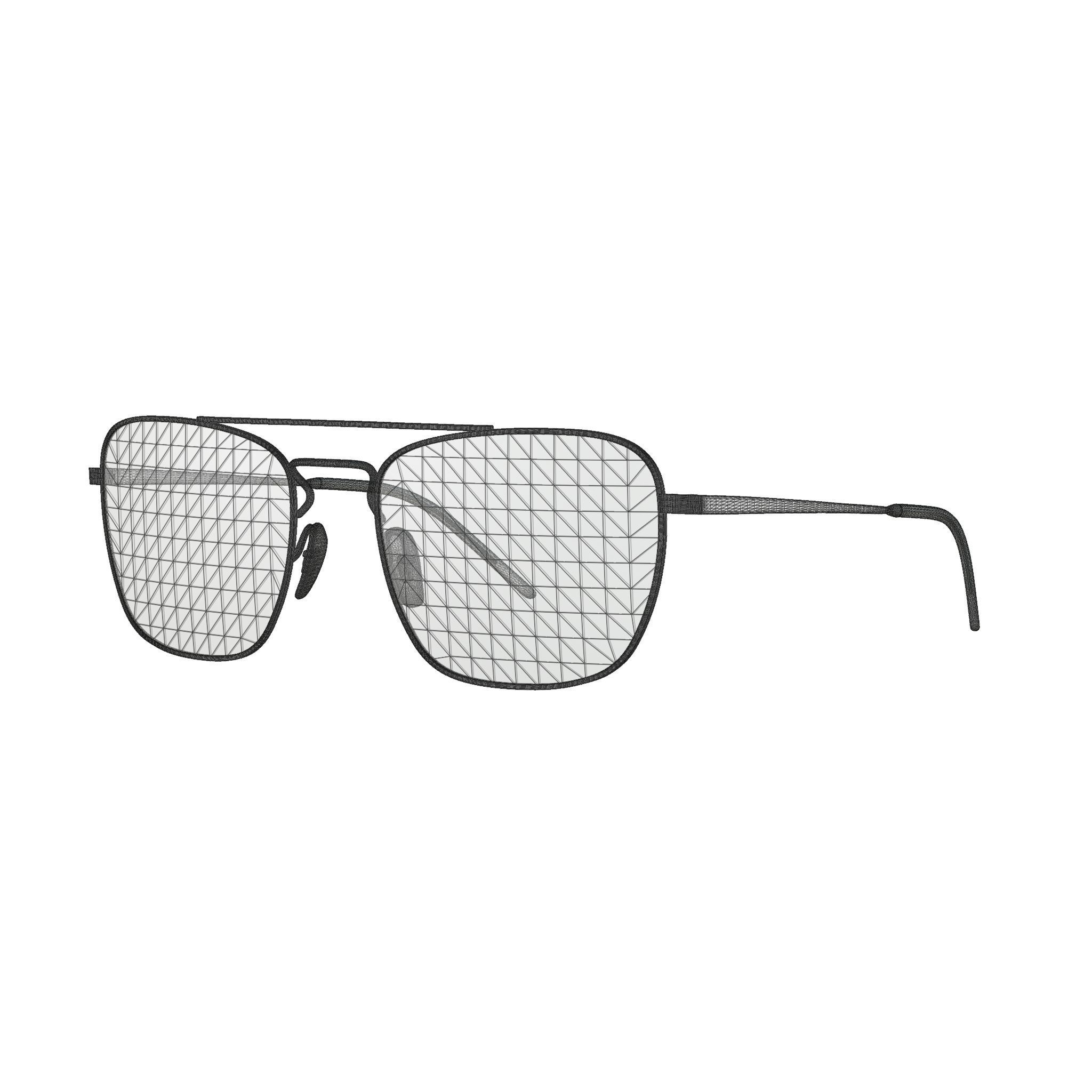 Ray-Ban - RB3588 9062I7 Sunglasses Low-poly 3D model_5