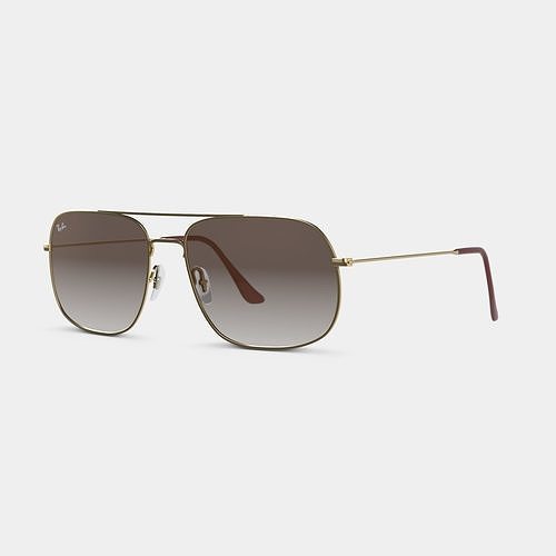 Ray-Ban - RB3595 901313 5617 Sunglasses Low-poly 3D model