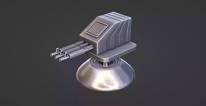 Hardsurface - Weapon 3D model