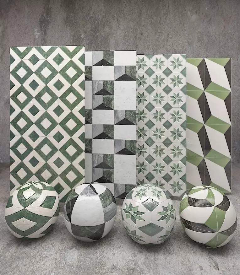 Vray material pack 18 Low-poly 3D model_0