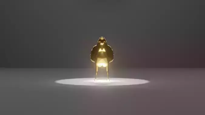 Polygon Crow Low-Poly 3D Model