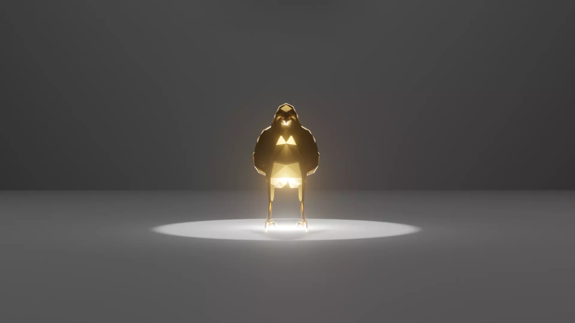 Polygon Crow Low-Poly 3D Model Low-poly 3D model_0