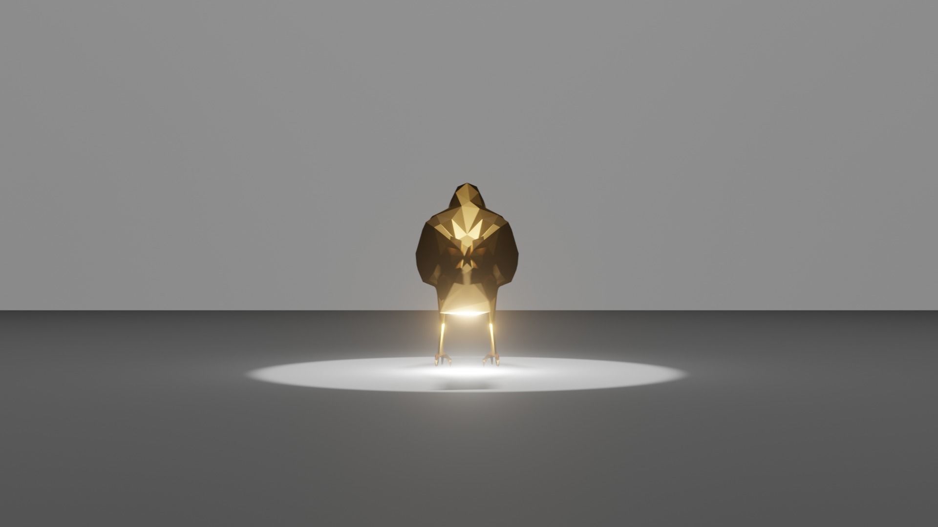 Polygon Crow Low-Poly 3D Model Low-poly 3D model_2