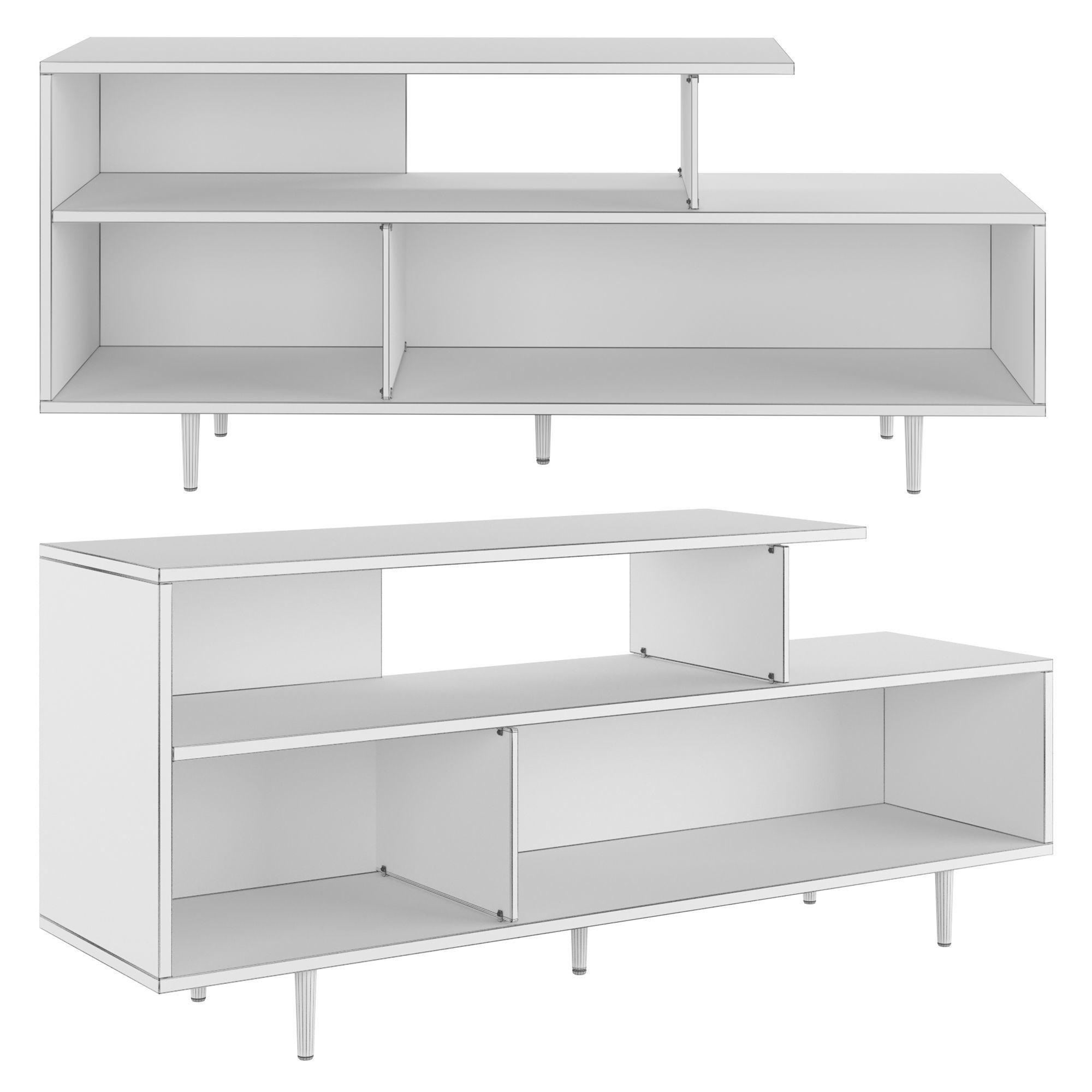 Tv Stand Manor 3D model_1
