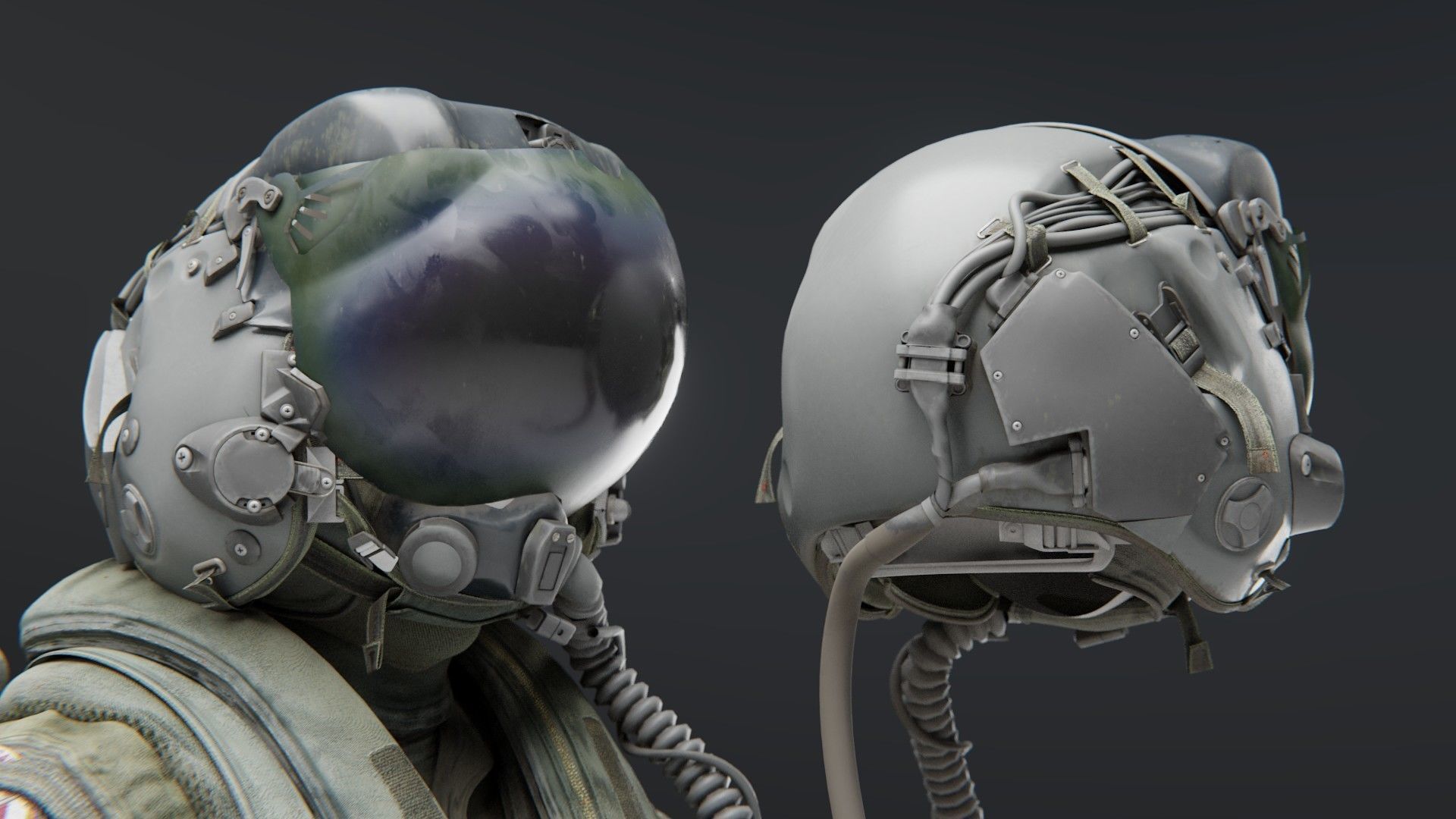 FLIGHT SUIT Fighter Pilot 3D model_2