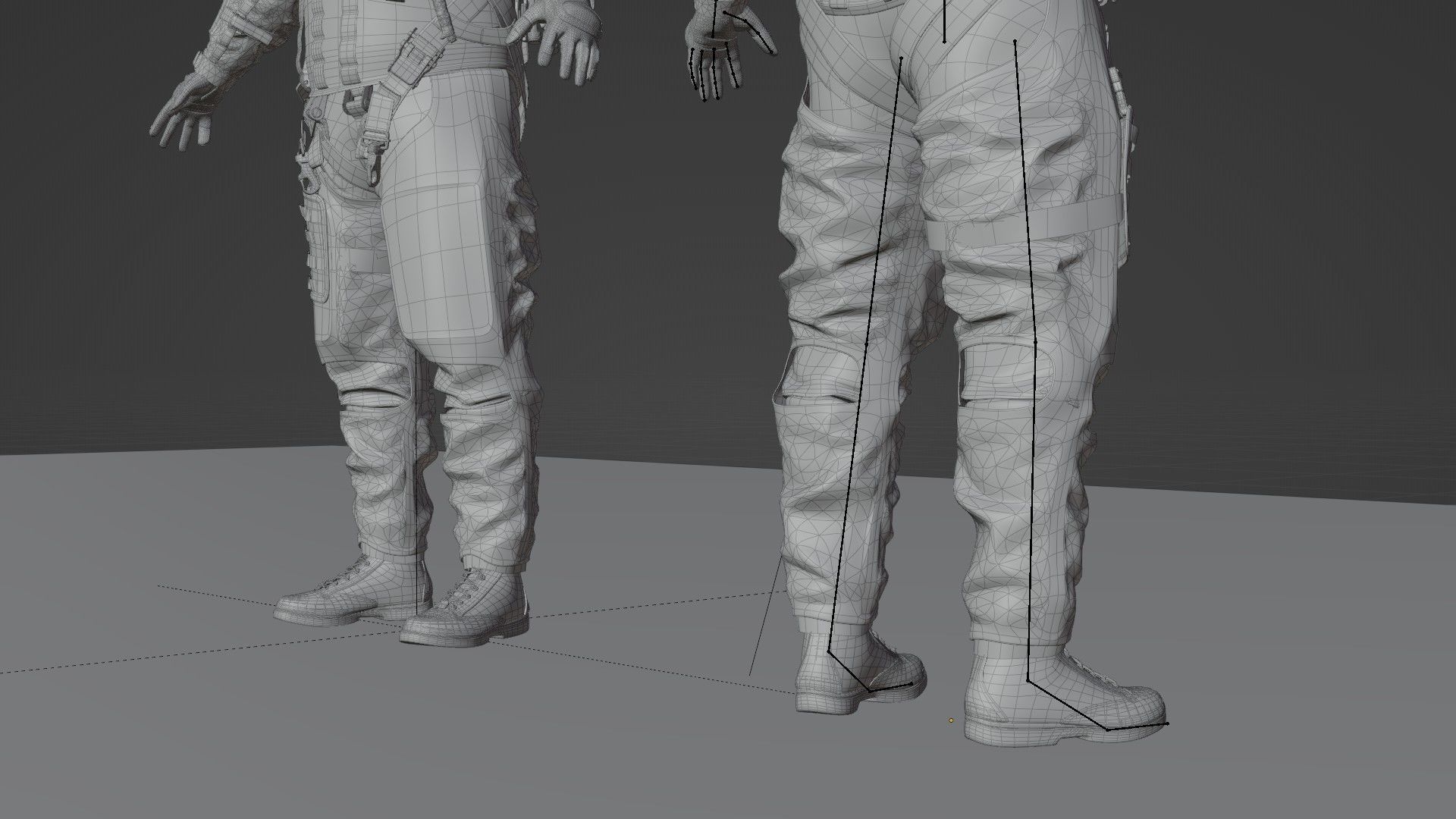 FLIGHT SUIT Fighter Pilot 3D model_21