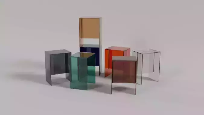 Kartell Maxbeam Stool Table