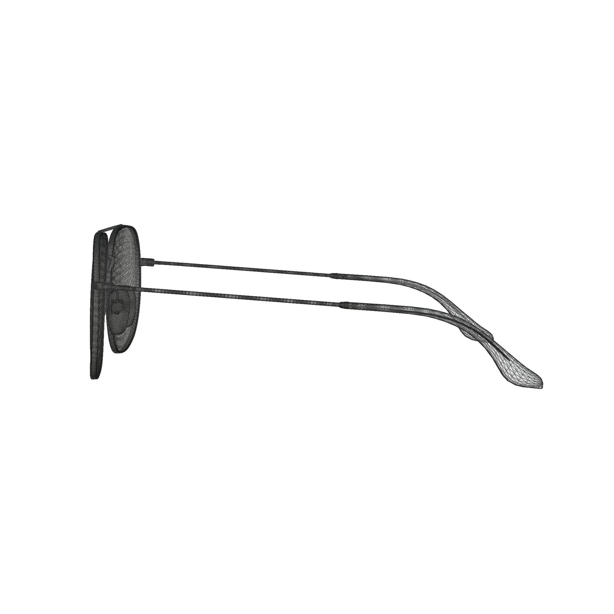 Ray-Ban - RB3595 Sunglasses Low-poly 3D model_8