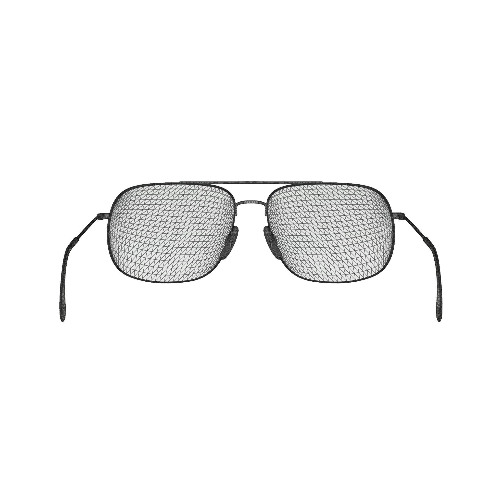 Ray-Ban - RB3595 Sunglasses Low-poly 3D model_6