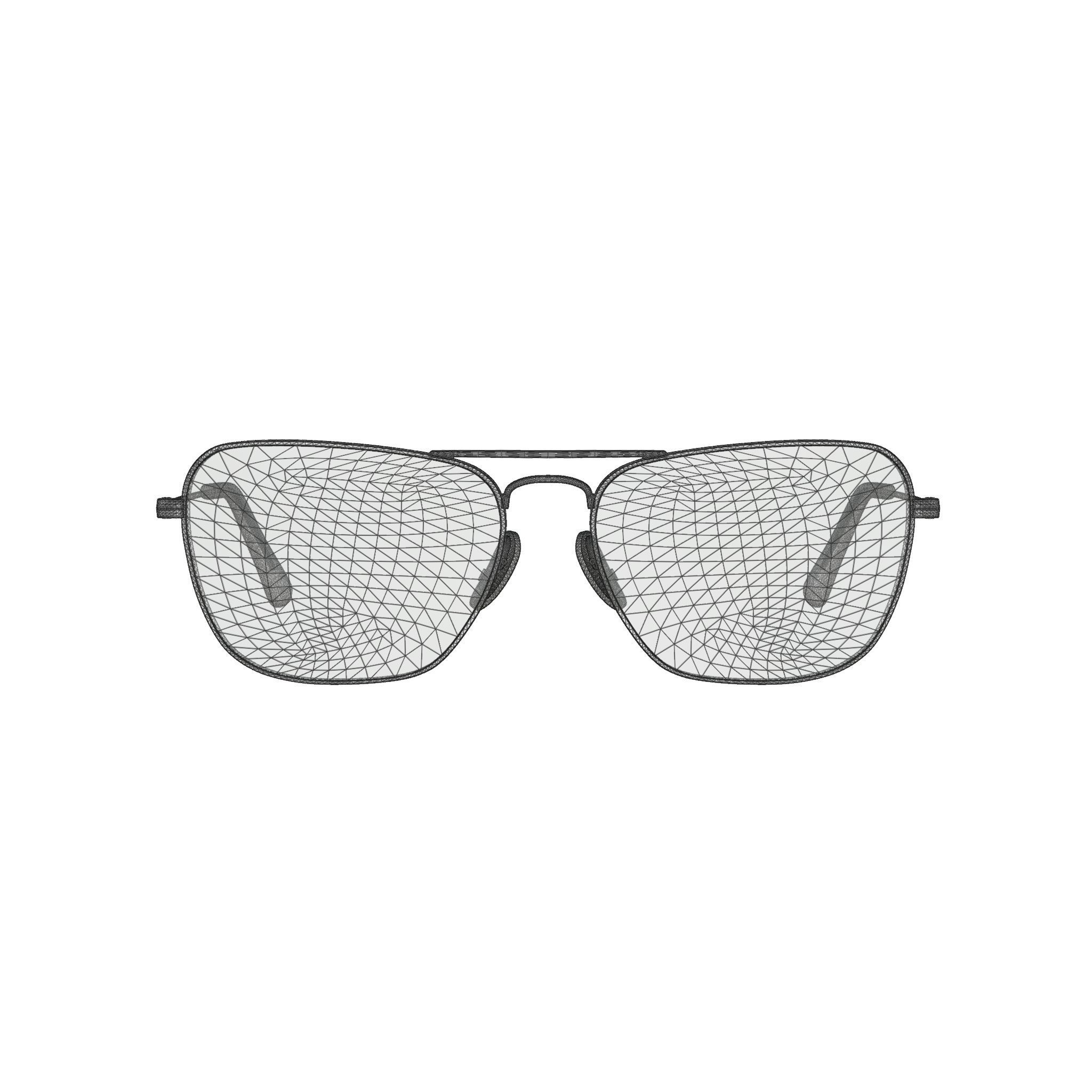 Ray-Ban - RB3610 Sunglasses Low-poly 3D model_7