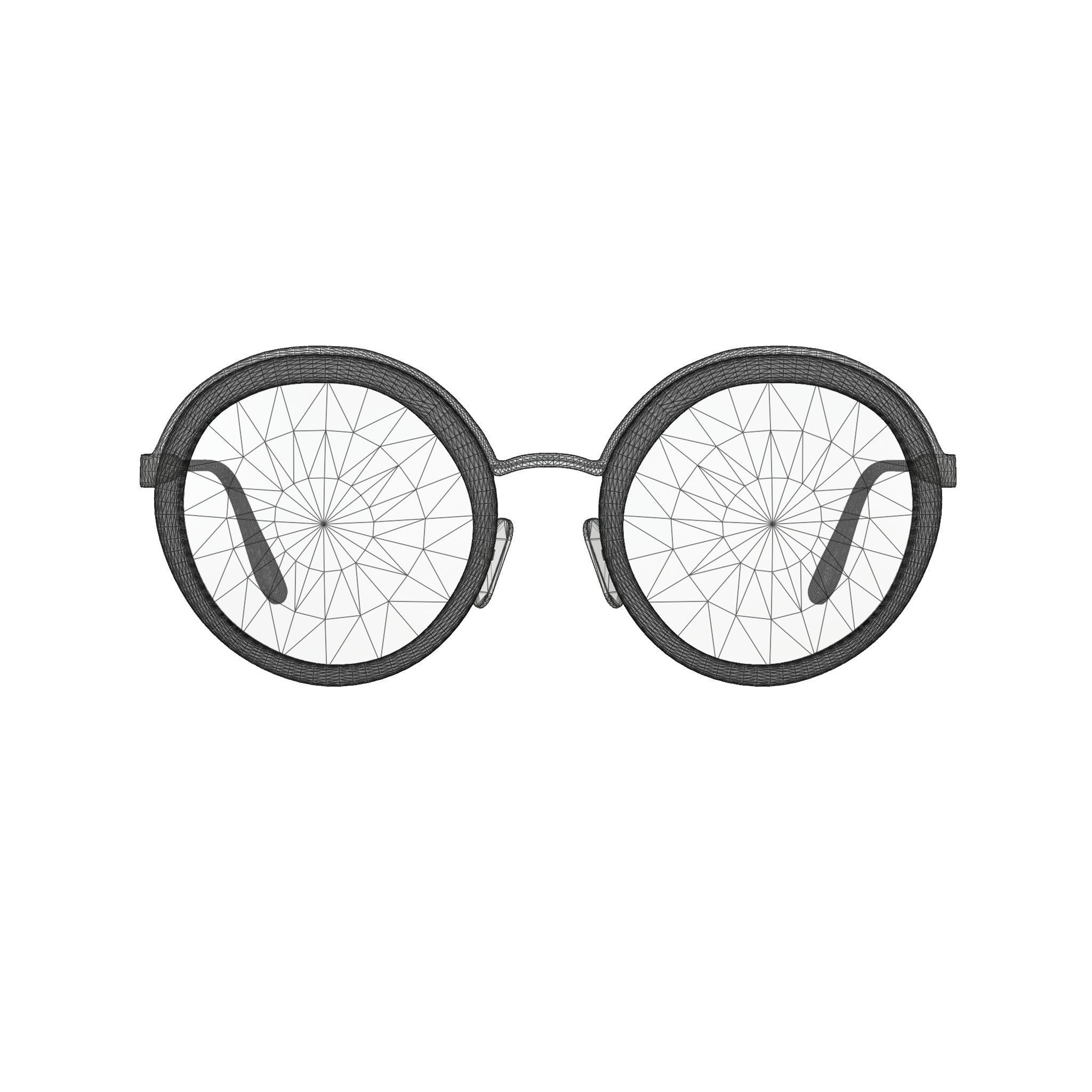 Prada - PR50TS Sunglasses Low-poly 3D model_7