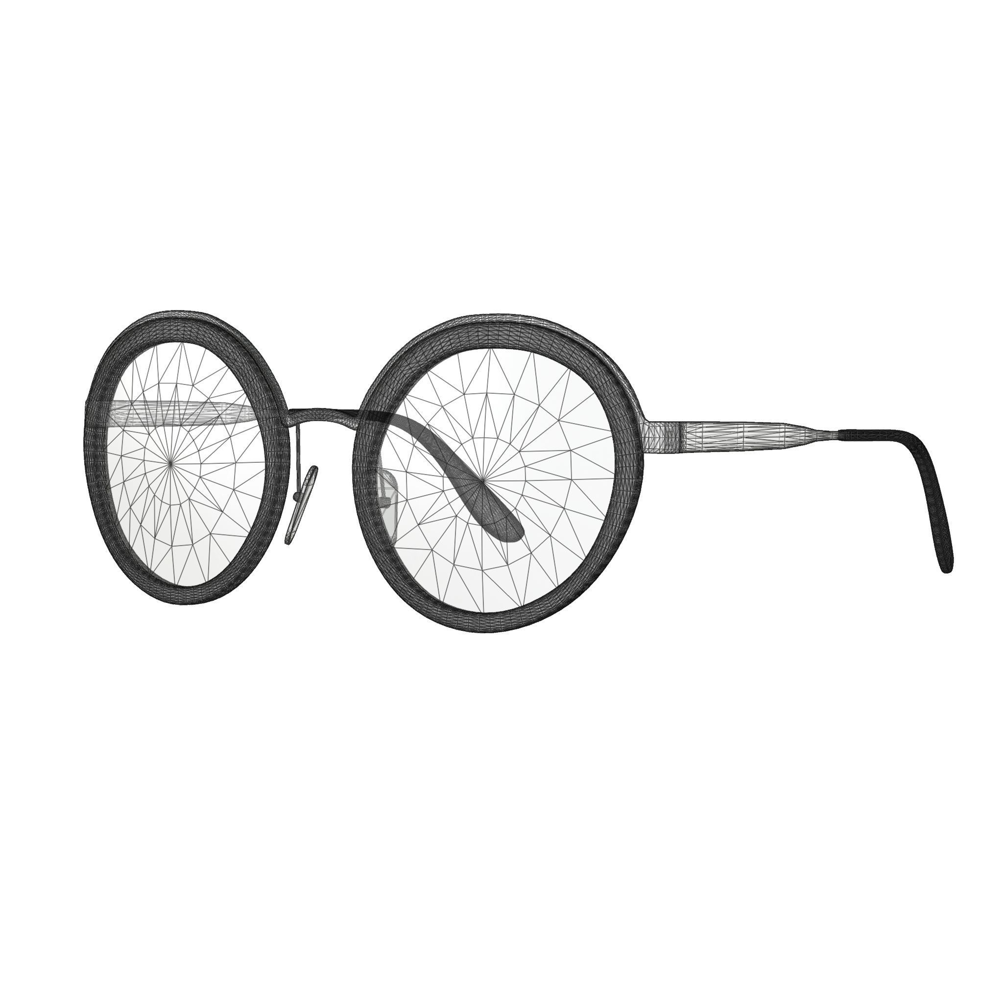 Prada - PR50TS Sunglasses Low-poly 3D model_5