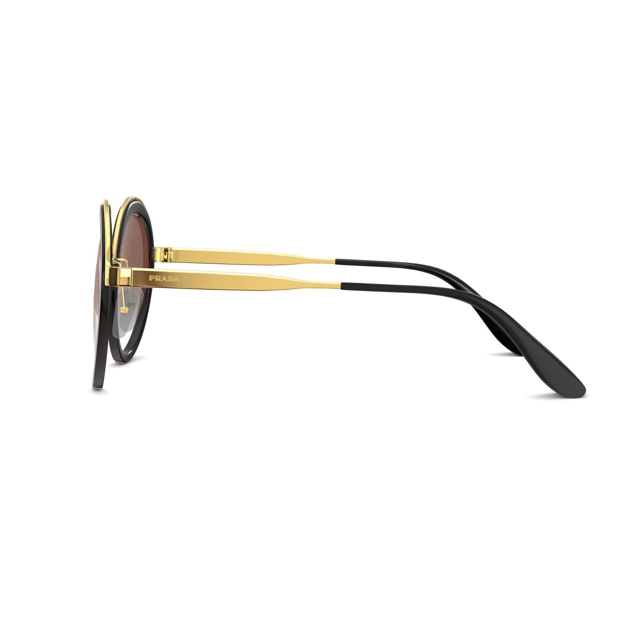 Prada - PR50TS Sunglasses Low-poly 3D model_3