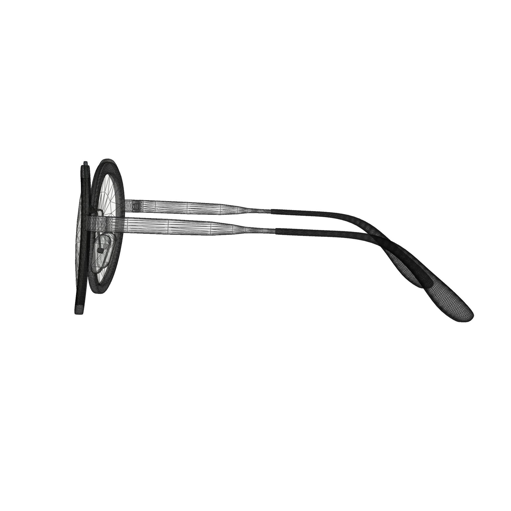 Prada - PR50TS Sunglasses Low-poly 3D model_8