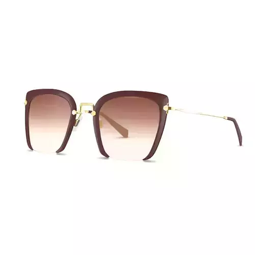 Miu Miu - 0MU 52RS Sunglasses Low-poly 3D model