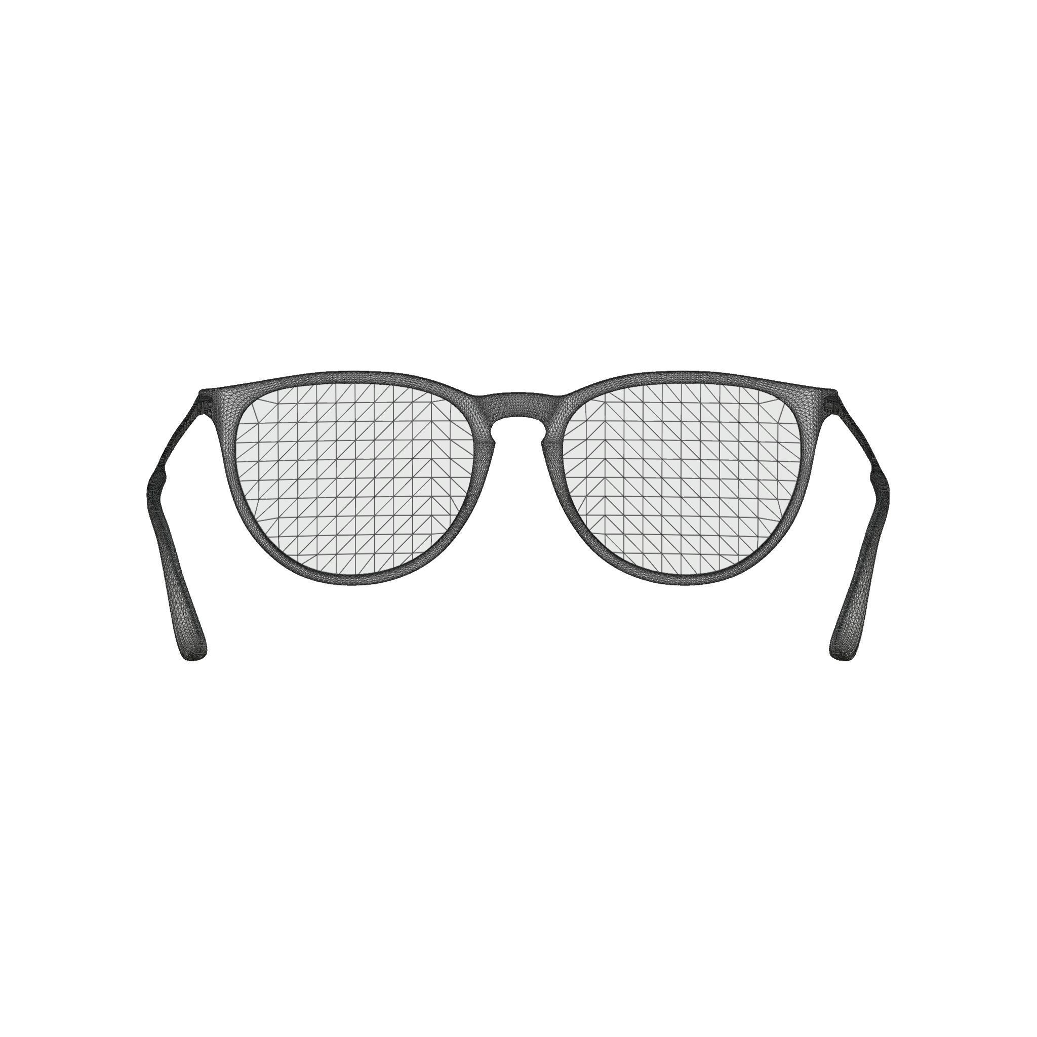 Ray-Ban Erika - RB4171 647380 Sunglasses Low-poly 3D model_6