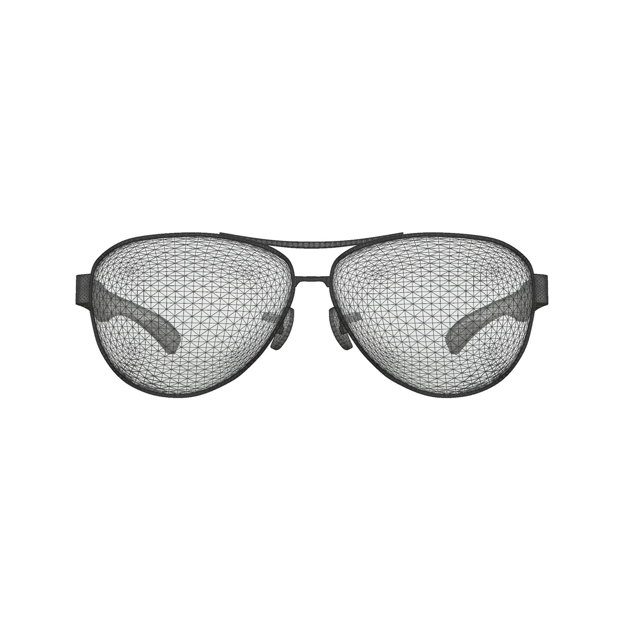 Ray-Ban - RB3509 Sunglasses Low-poly 3D model_6