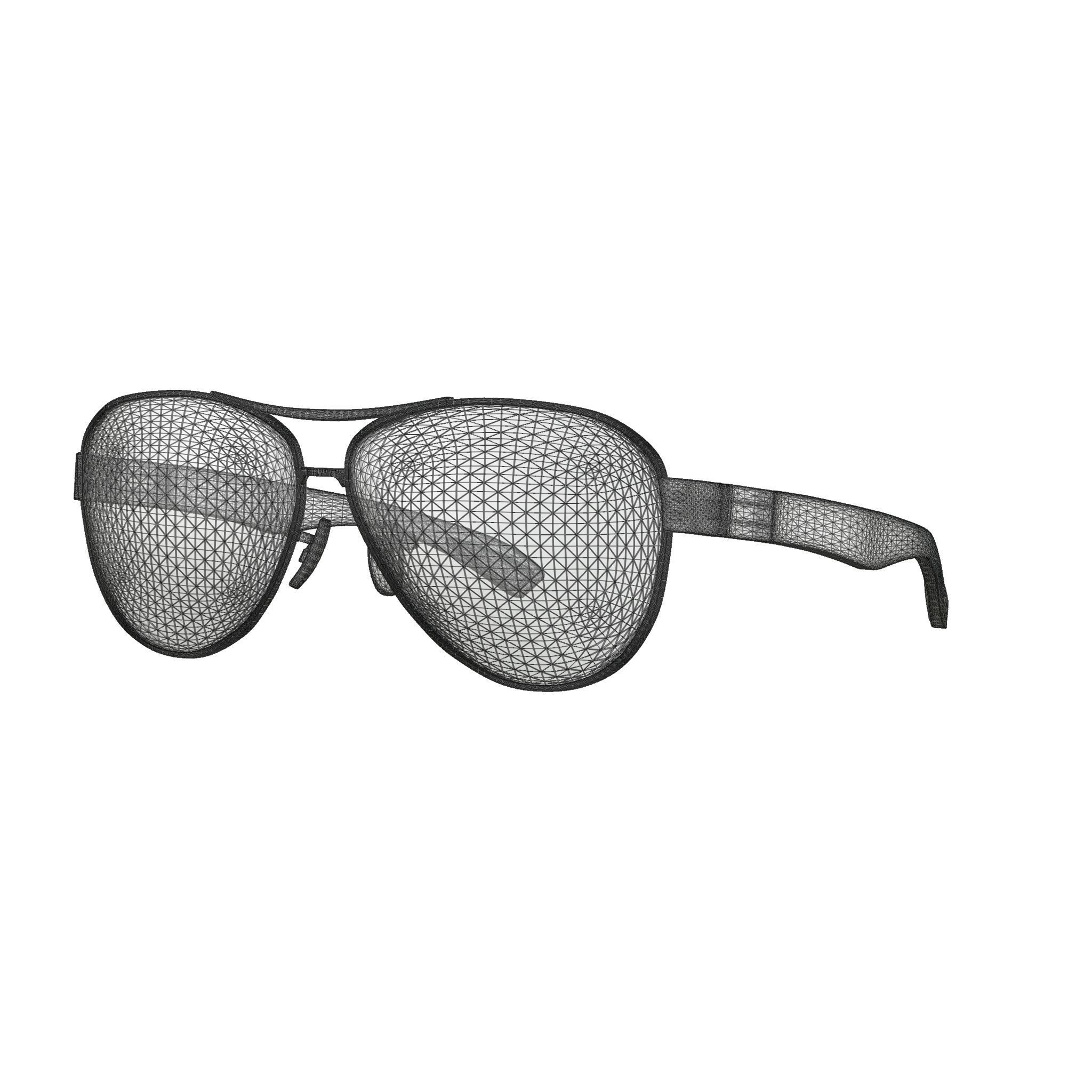 Ray-Ban - RB3509 Sunglasses Low-poly 3D model_4