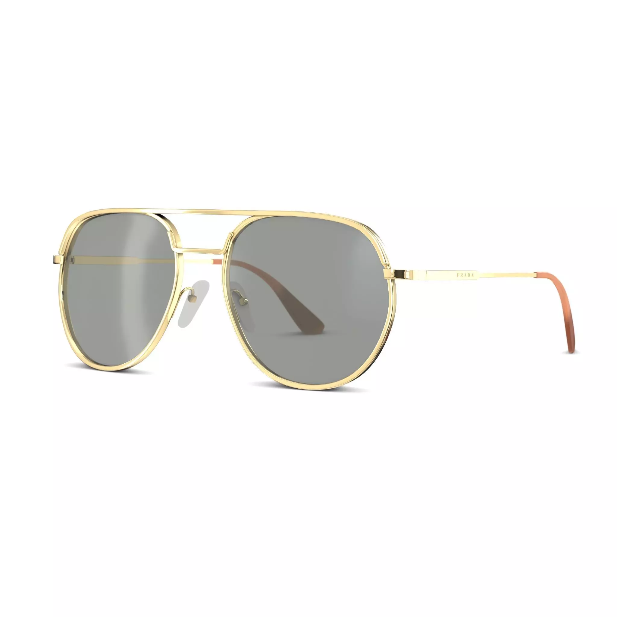 Prada - 0PR 55US Sunglasses Low-poly 3D model_0
