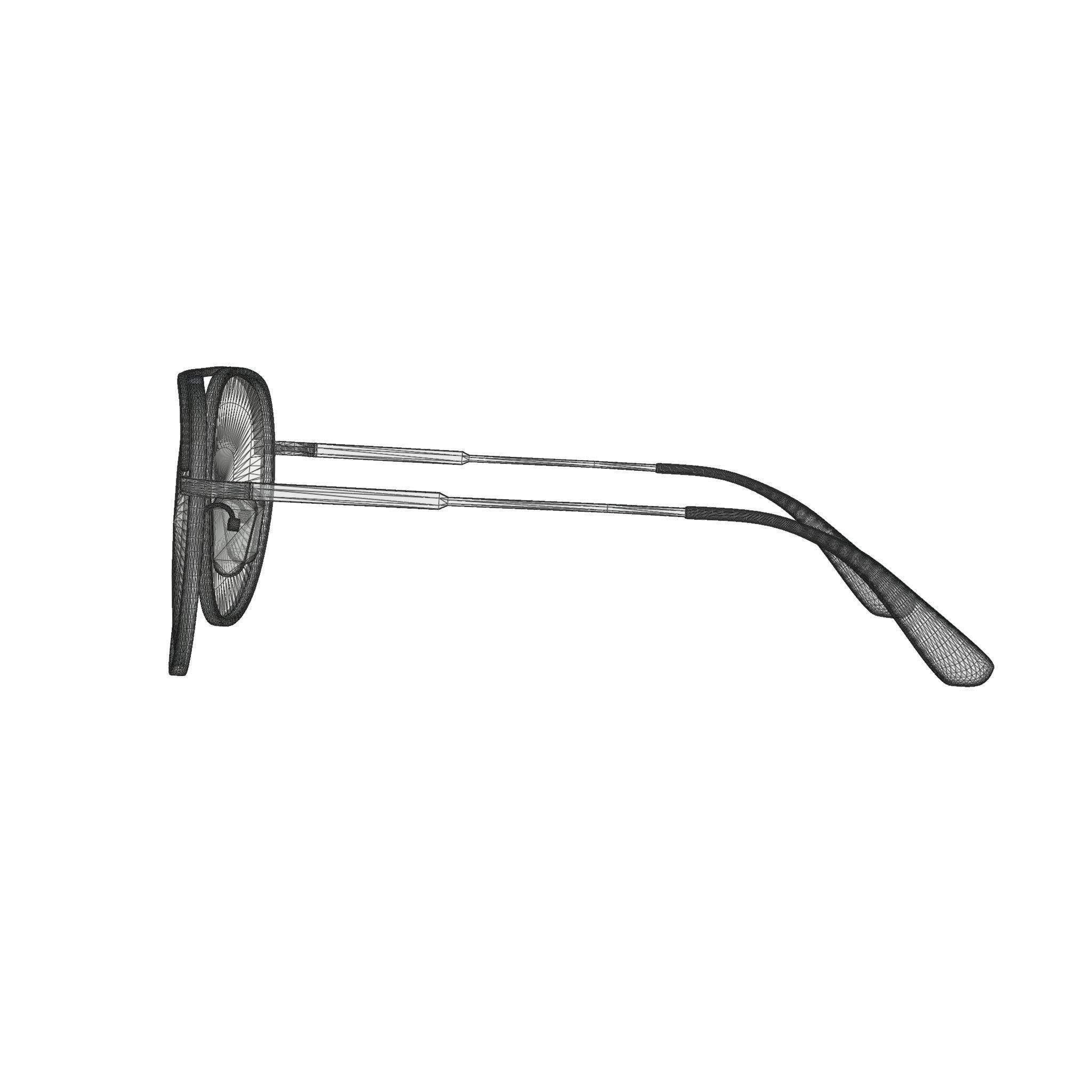 Prada - 0PR 55US Sunglasses Low-poly 3D model_8