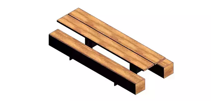 Set Wooden Table Chair