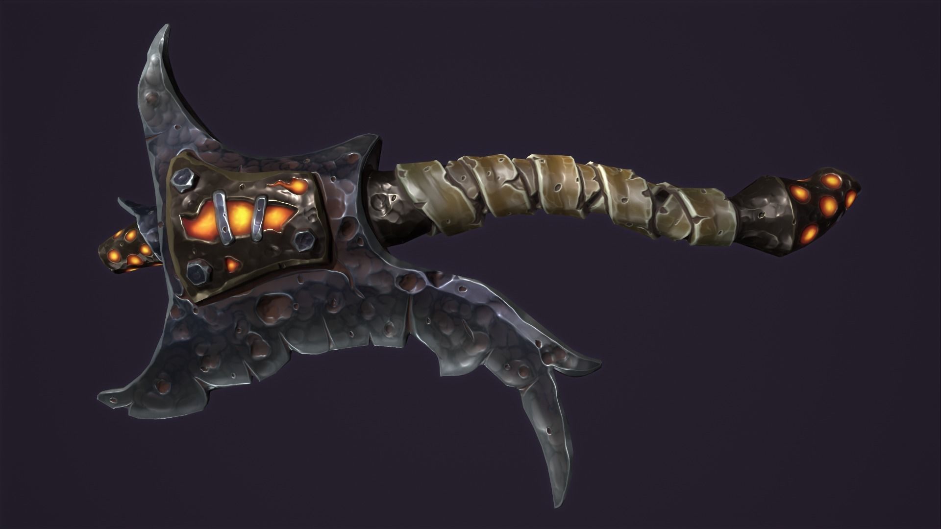 Brute axe 3d print 3D print model_4