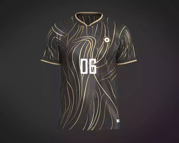 Soccer Football Sports Jersey Player-06