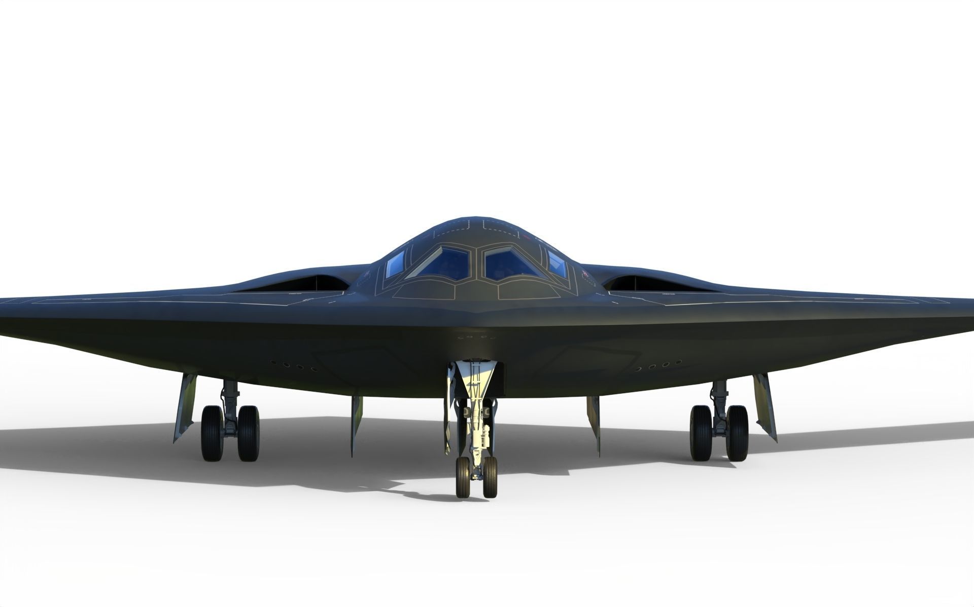 B-21 Raider bomber 3D model_9