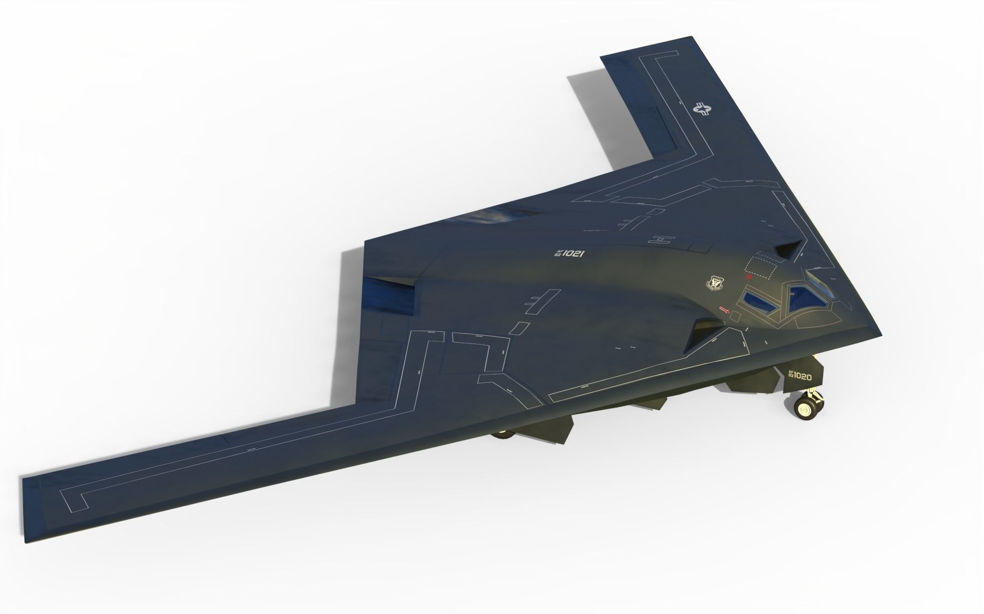 B-21 Raider bomber 3D model | CGTrader