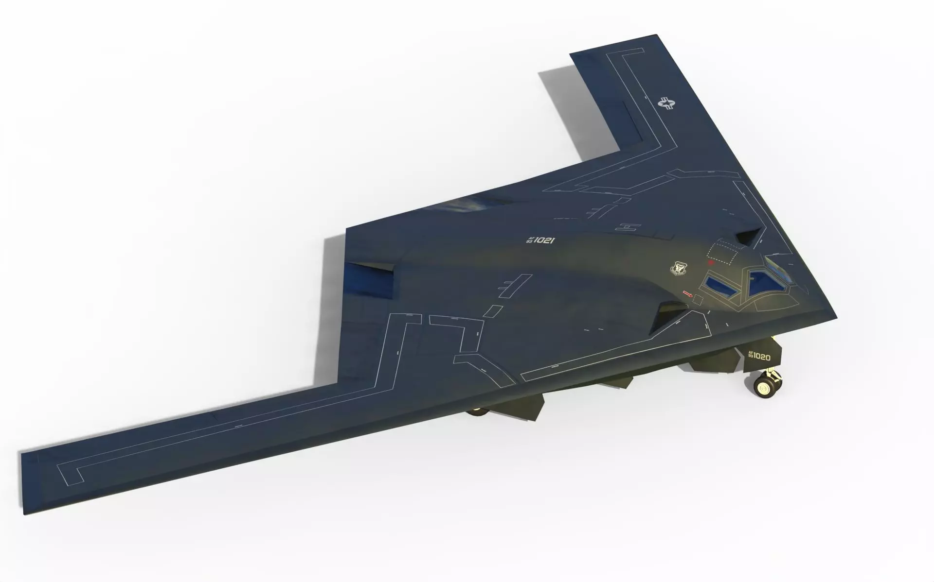 B-21 Raider bomber 3D model_0