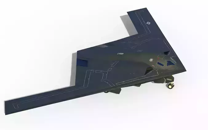 B-21 Raider bomber 3D model