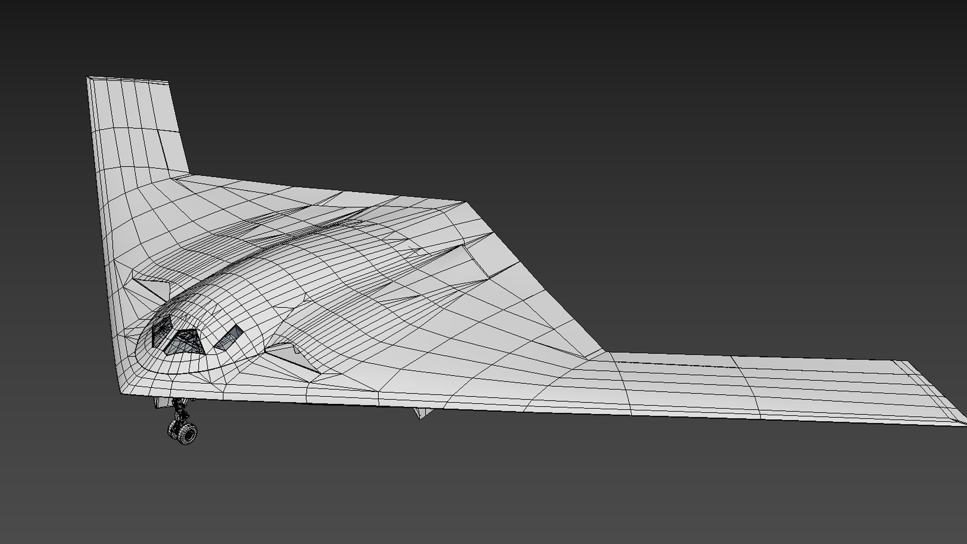 B-21 Raider bomber 3D model_16
