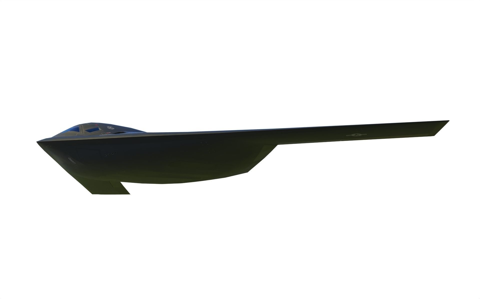 B-21 Raider bomber 3D model_12
