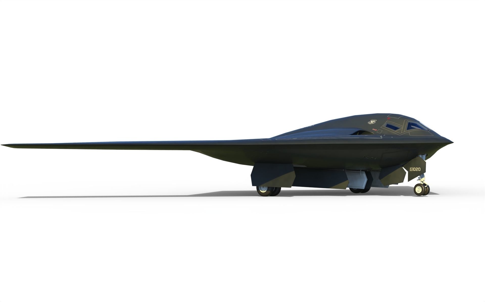 B-21 Raider bomber 3D model_1