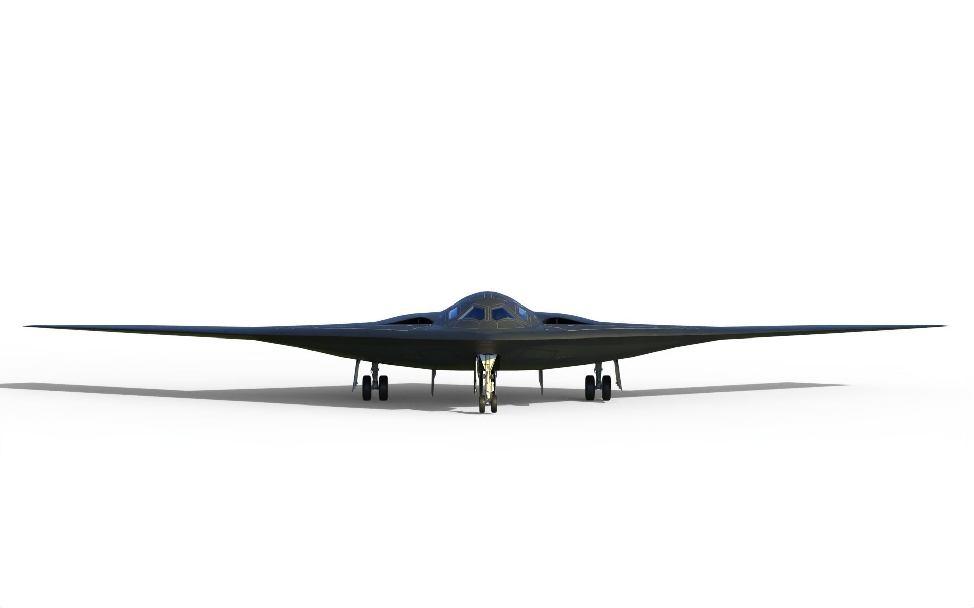 B-21 Raider bomber 3D model_10